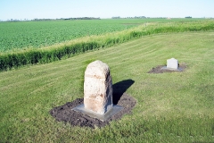 Corner of site